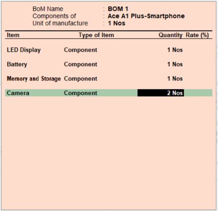 bom in tally erp 9 bom in tally erp 9