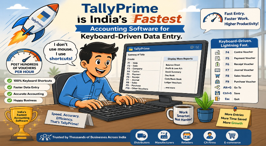 TallyPrime Speed of Data Entry